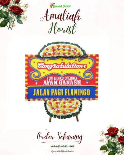 Bunga Papan Congratulation di Kesesi